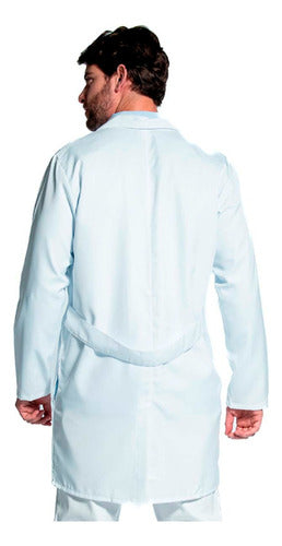 Jaleco Hospitalar Masculino Gabardine Manga Longa