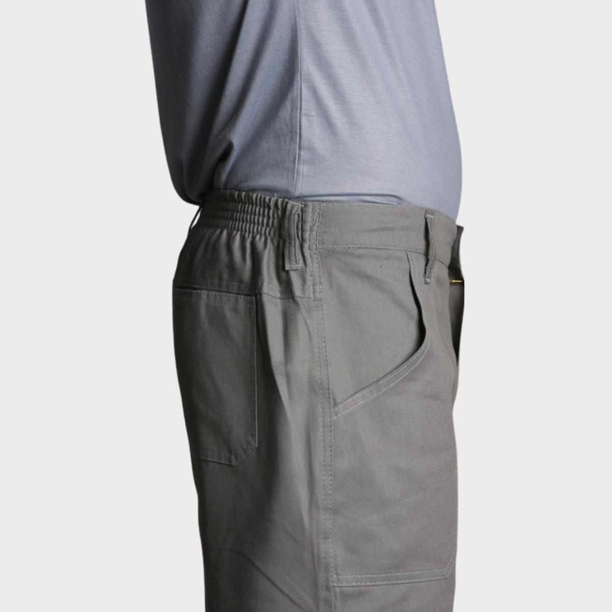 Calça Meio Cós Reforçada: Uniforme Forte Para Encanador