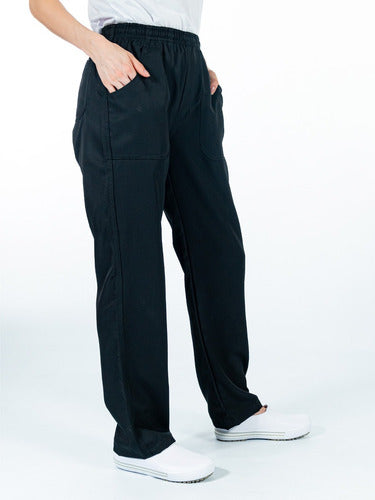 Kit 2 Conjuntos Uniforme Jaleco E Calça Para Faxineira E Babá