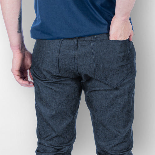 Calça Jeans Masculina Azul Casual, Básica E Muito Reforçada