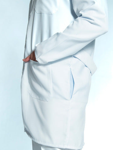 Jaleco Hospitalar Masculino Gabardine Manga Longa