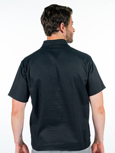 Camisa Jaleco Gola Italiana Profissional Para Obra E Serviços