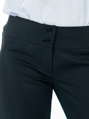 Calça Social Feminina de Alfaiataria Com Elastano Para Recepcionista Secretária