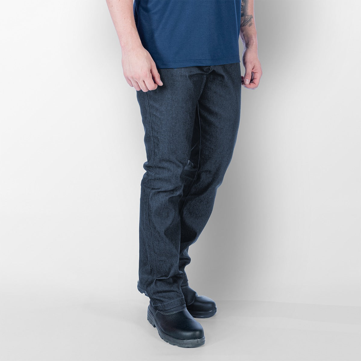 Calça Jeans Masculina Azul Casual, Básica E Muito Reforçada