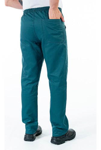 Calça Masculina Brim Elástico Total Ideal para Mecânico