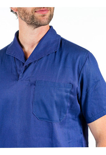Camisa Jaleco Gola Italiana Profissional Para Obra E Serviços
