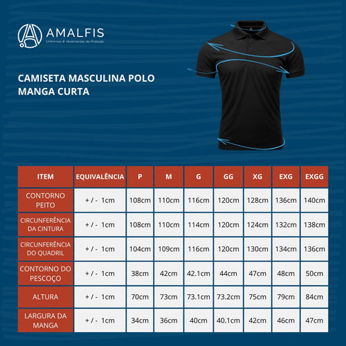 Polo Lisa Masculina Com Alta Qualidade E Caimento Top