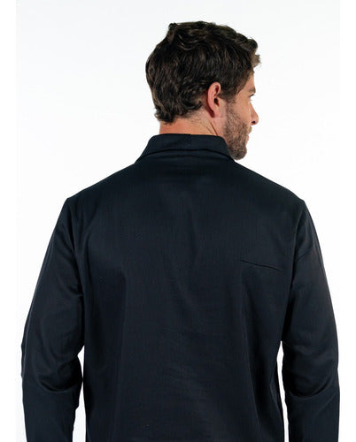 Camisa Gola Italiana Uniforme para Mecânico Manga Longa
