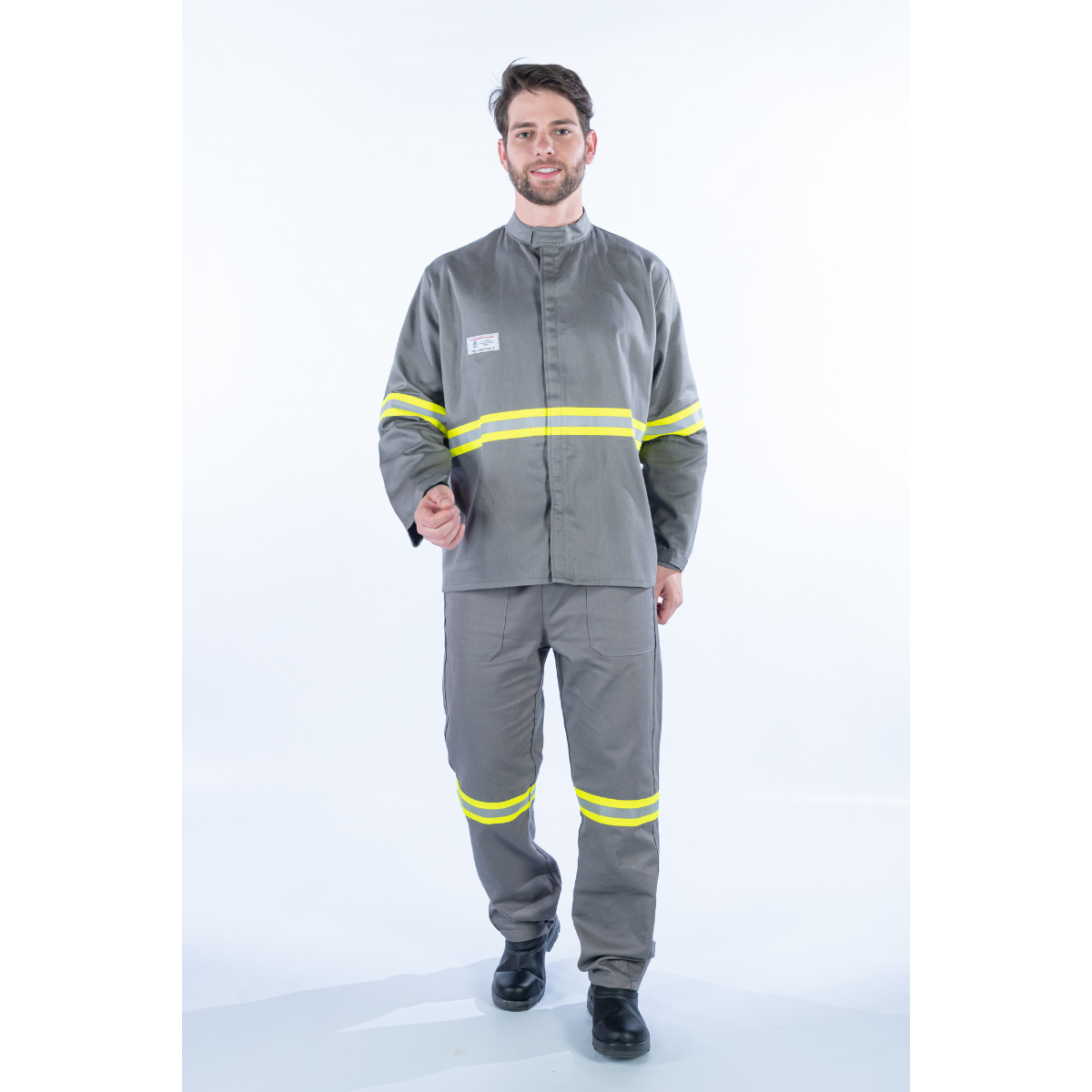 Uniforme Técnico Nr10 Anti Chama Com Ca Classe 2 Risco 2 Pv