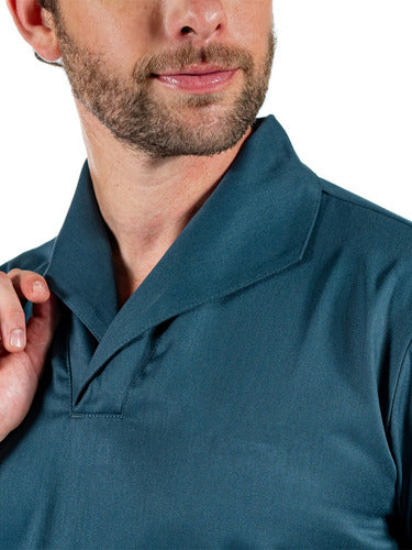 Camisa Gola Italiana Uniforme para Mecânico Manga Longa