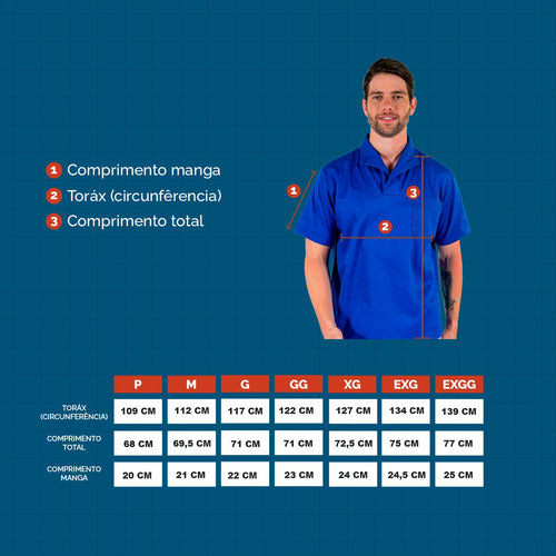 Camisa Jaleco Gola Italiana Profissional Para Obra E Serviços