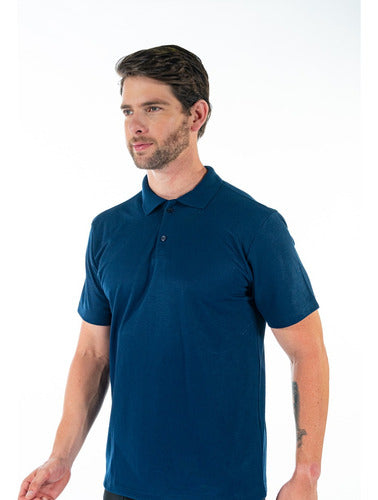 Camisa Polo Slim Fit Casual Confortável Para Trabalho E Dia