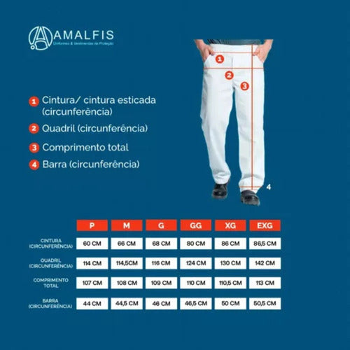 Calça Refletiva Conforto Elástico Uniforme Operacional Pv