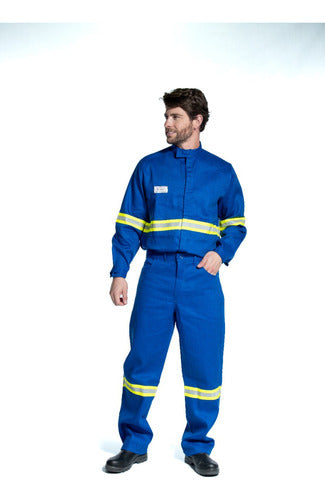 Uniforme Técnico Nr10 Anti Chama Com Ca Classe 2 Risco 2 Pv