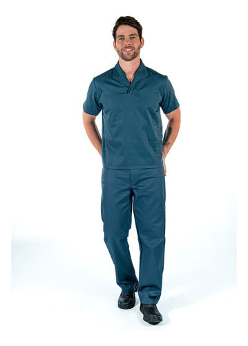 Camisa Jaleco Gola Italiana Profissional Para Obra E Serviços