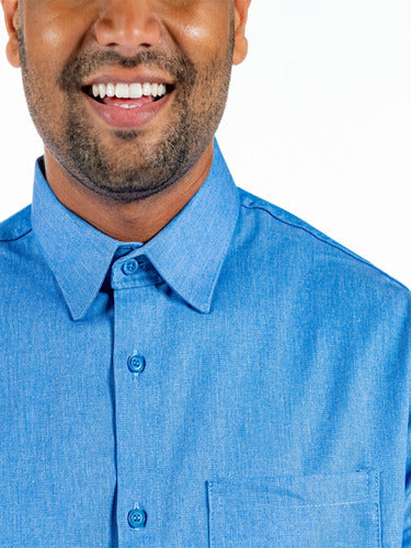 Camisa Social Masculina Manga Longa Para Garçons Premium