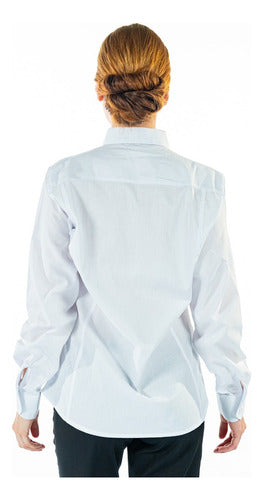 Camisa Social Básica Feminina Uniforme Para Rotina Confortável