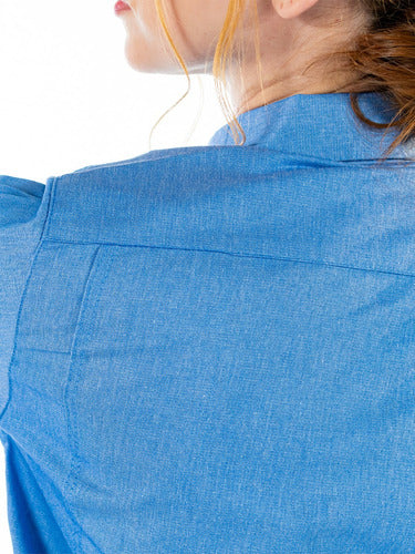 Camisa Social Básica Feminina Uniforme Para Rotina Confortável