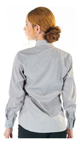 Camisa Social Básica Feminina Uniforme Para Rotina Confortável