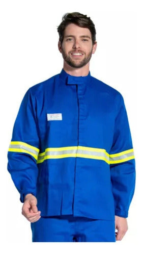 Camisa Profissional Eletricista Com Ca Risco 2 Nr10 Premium