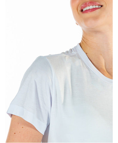 Camiseta Baby Look Casual Com Gola Redonda E Alta Qualidade