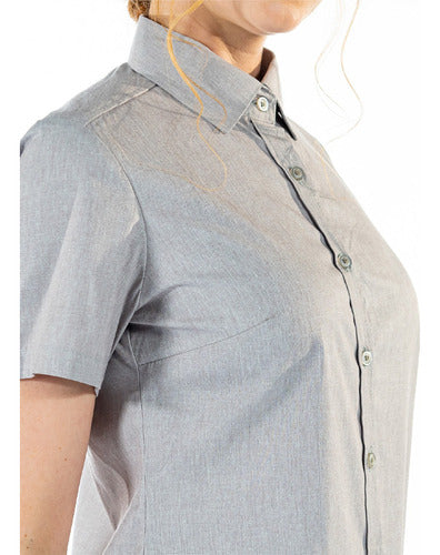 Camisa Social  Feminina para Secretária Manga Curta Premium