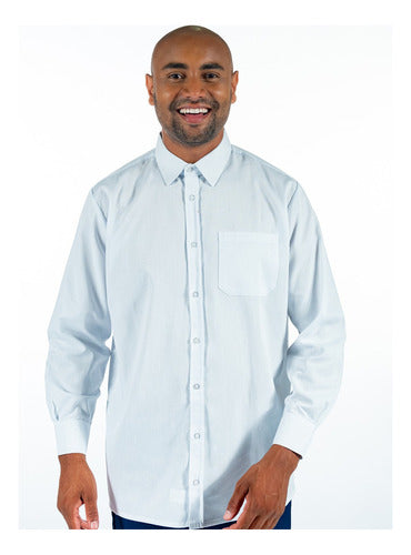 Camisa Social Masculina Manga Longa Para Garçons Premium
