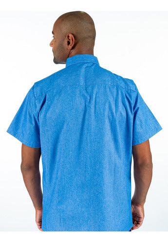 Camisa Social  Masculino Manga Curta Para Administrativo Premium