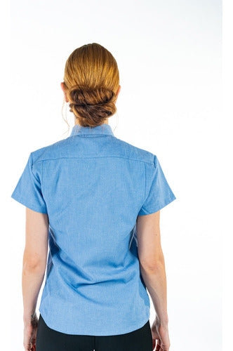Camisa Social  Feminina para Secretária Manga Curta Premium
