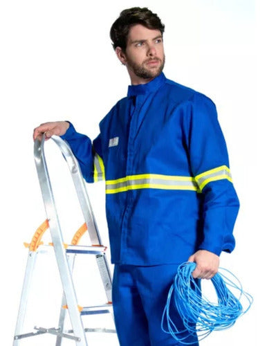 Camisa Profissional Eletricista Com Ca Risco 2 Nr10 Premium