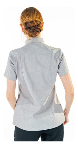 Camisa Social  Feminina para Secretária Manga Curta Premium