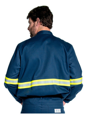 Camisa Profissional Eletricista Com Ca Risco 2 Nr10 Premium