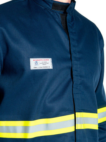 Camisa Profissional Eletricista Com Ca Risco 2 Nr10 Premium