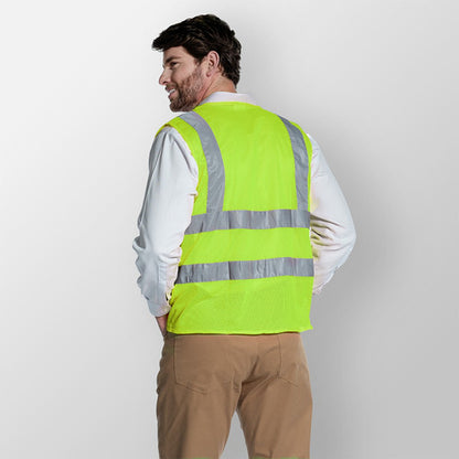 Colete Refletivo Telado P/ Trânsito Com Alta Visibilidade