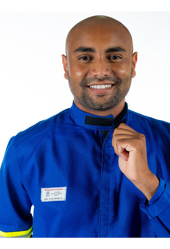 Camisa Profissional Eletricista Com Ca Risco 2 Nr10 Premium