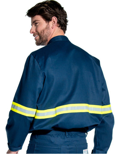 Camisa Profissional Eletricista Com Ca Risco 2 Nr10 Premium