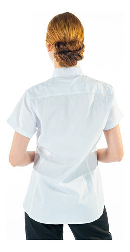 Camisa Social  Feminina para Secretária Manga Curta Premium